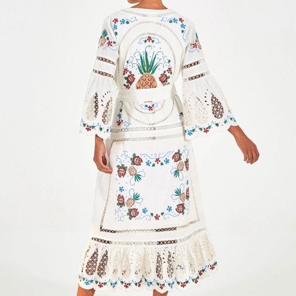 ISO FARM RIO EMBROIDERED DRESS - Picture 2 of 2